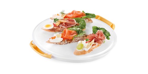 Kühl-Servierbrett mit niedriger Haube DELÍCA ø 34 cm