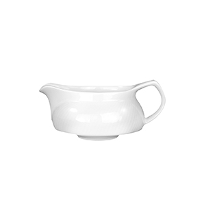 Buttersauciere 0,10 l - Form: Swing Time - weiss - aus Porzellan. Hersteller: Eschenbach. "Made in