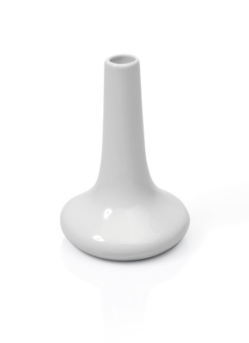 Vase. Porzellan. Durchmesser oben 2,5 cm.