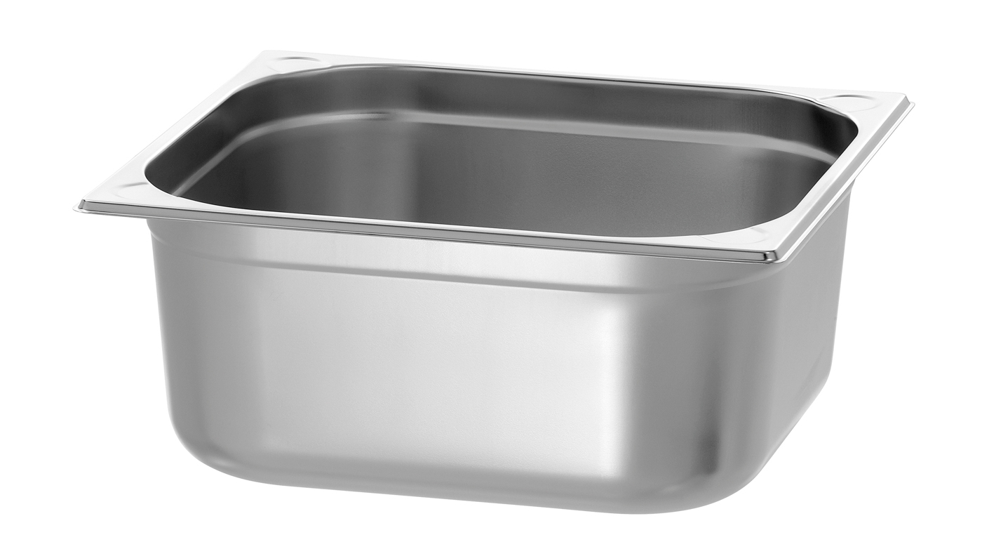 Bartscher GN-Behälter, 2/3GN,T150, Basic Line |Ausführung: Ohne Perforation | Maße: 35,4 x 32,5x 15,0 cm. Gewicht: 0,5 kg