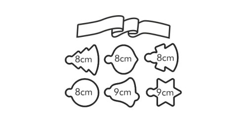 Ausstechf.Adventsk.DELICIA,6St., zierband