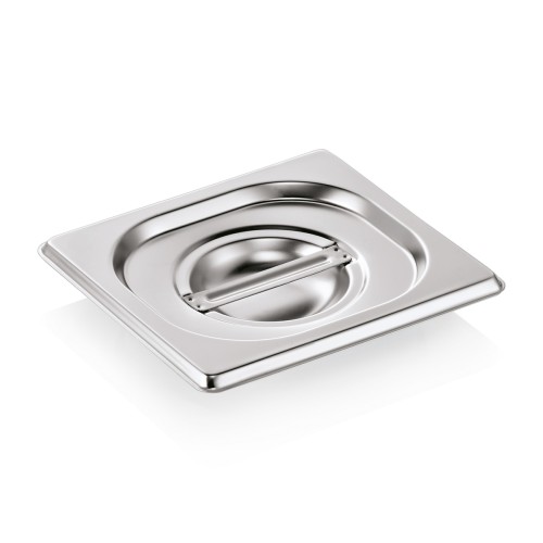 GN 1/6 Deckel, Materialstärke 0,6 mm. Material: Chromnickelstahl. Serie: GN 70.