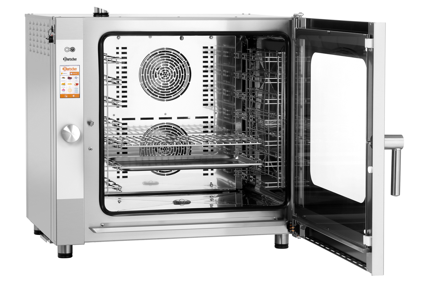 Bartscher Kombidämpfer Silversteam P-7111DRS |Temperaturbereich bis: 300 °C | Maße: 93,5 x 90 x97,5 cm. Gewicht: 107,3 kg