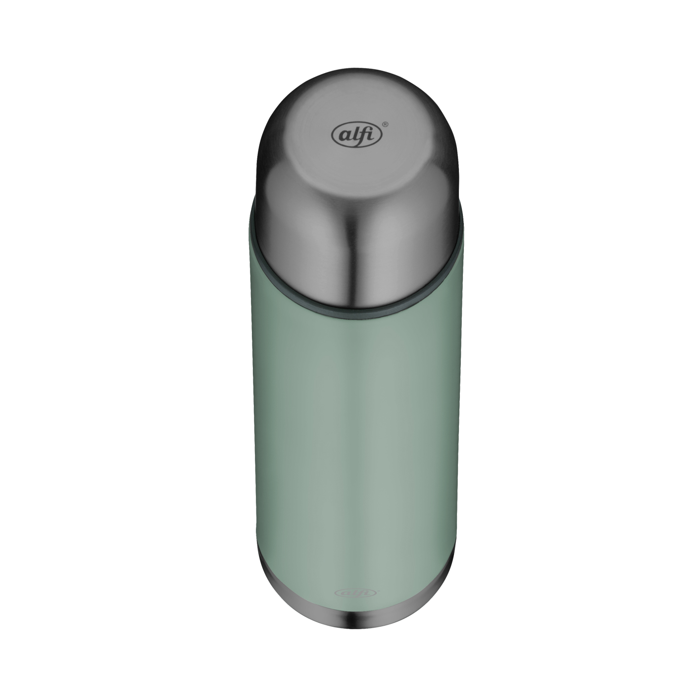 Isolierflasche Eco pastel forest 0,75 l; doppelwandiger Edelstahl lackiert; Premium-Isolierleistung hält 12 h heiß und 24 h