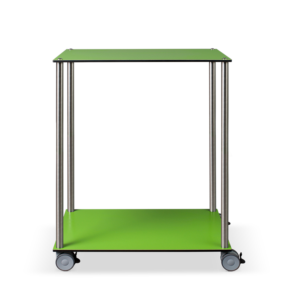 ETHERNASOLID® MULTICART Etagenwagen W22 mit 2 Böden, grün