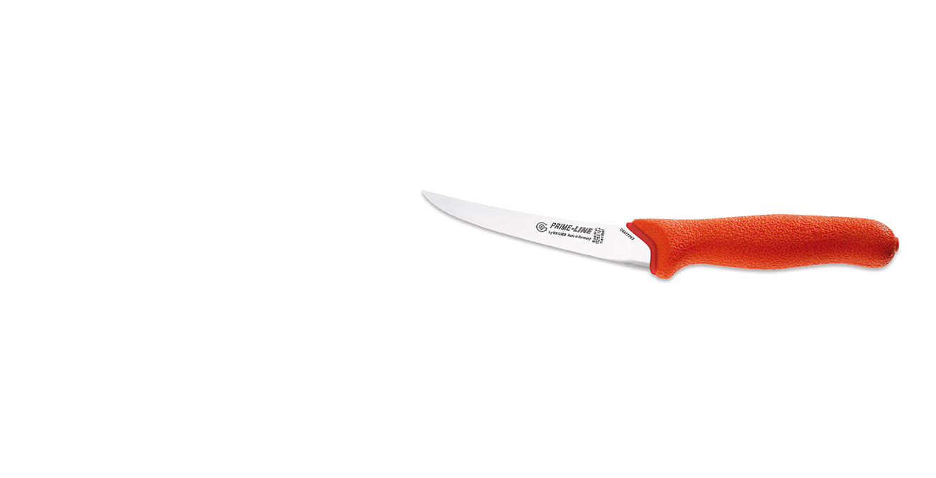 Ausbeinmesser sehr flexibel 13 cm, rot PrimeLine Giesser - Made in Germany