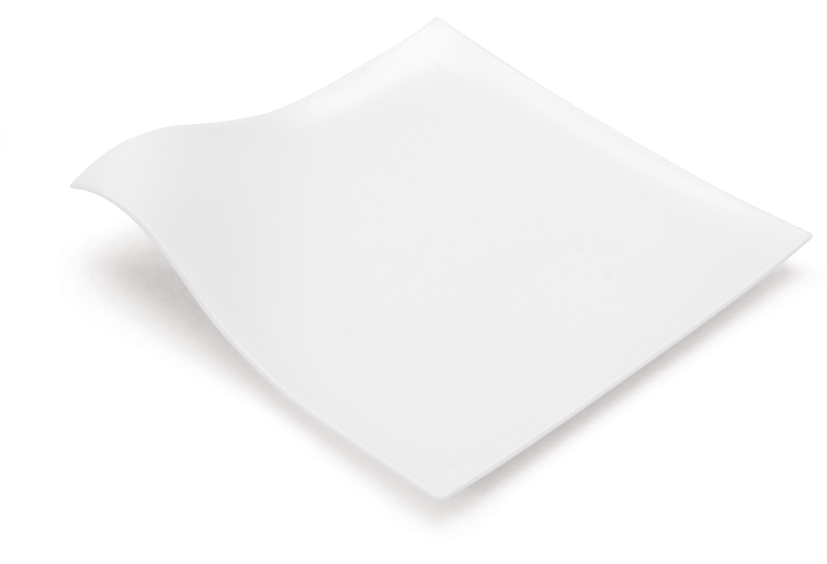 ARAVEN Speiseteller aus dem WAVE Catering-Sortiment in kleiner Größe, weiß und aus Polystyrol