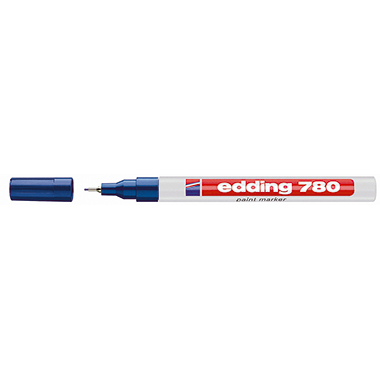 edding Lackmarker 780 0,8mm blau