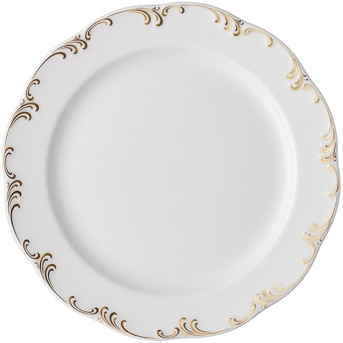 Monbijou Goldene Staffage Teller flach 19 cm