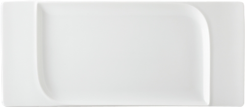 Schönwald Fine Dining Platte rechteckig Fahne, Nenngröße: 45, Ø 426x200mm