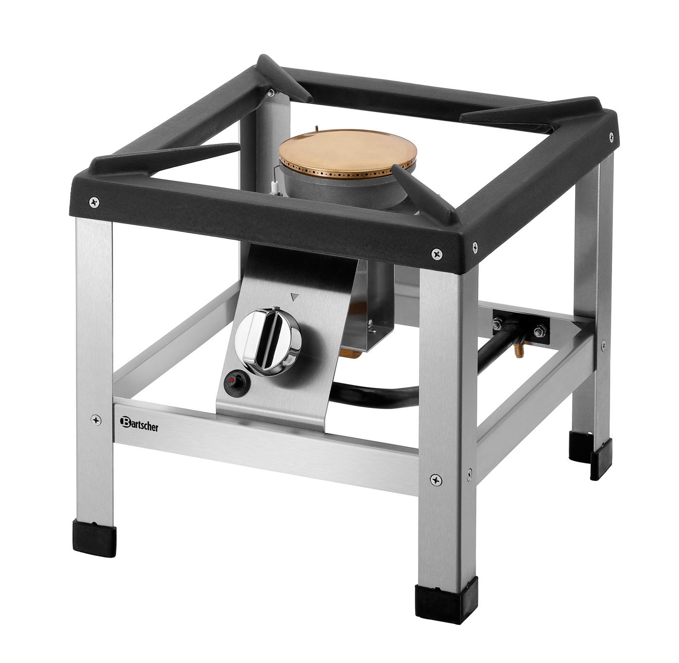 Bartscher Hockerkocher G-1KB 1K680 | Betriebsart:Gas | Maße: 40 x 44 x 38,5 cm. Gewicht: 12,6 kg