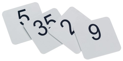 WMF Plastik-Tischnummer | Maße: 10,1 x 9,8 x 0,3 cm