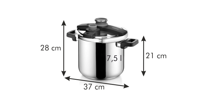 Schnellkochtopf ULTIMA 7,5 l