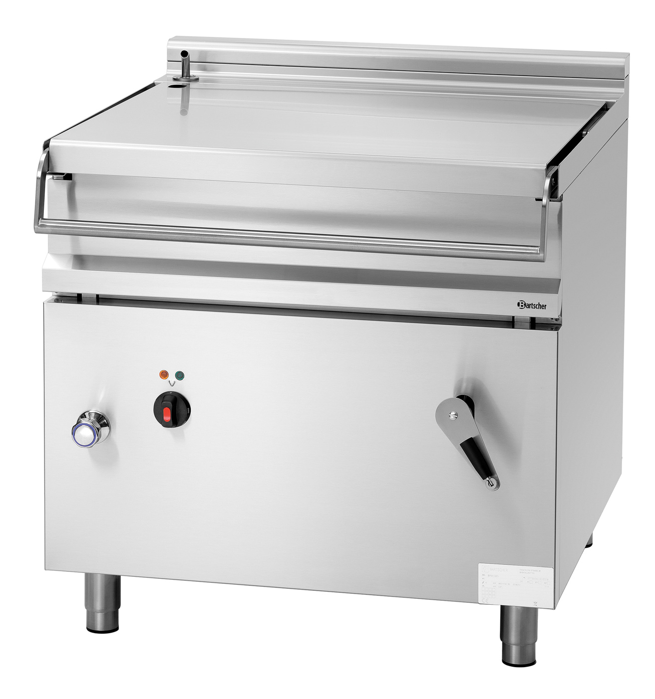 Bartscher Kippbratpfanne E80LHK | Frequenz: 50 Hz| Maße: 90 x 90 x 90,0 cm. Gewicht: 158 kg