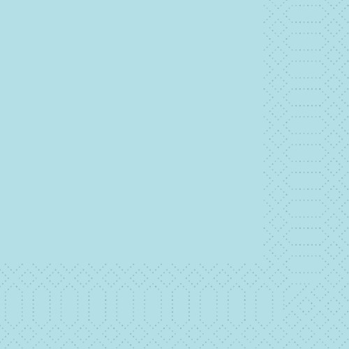 DUNI Zellt.-Serv.33x33 3lg 1/4 mint blue 250P. 250 Stück