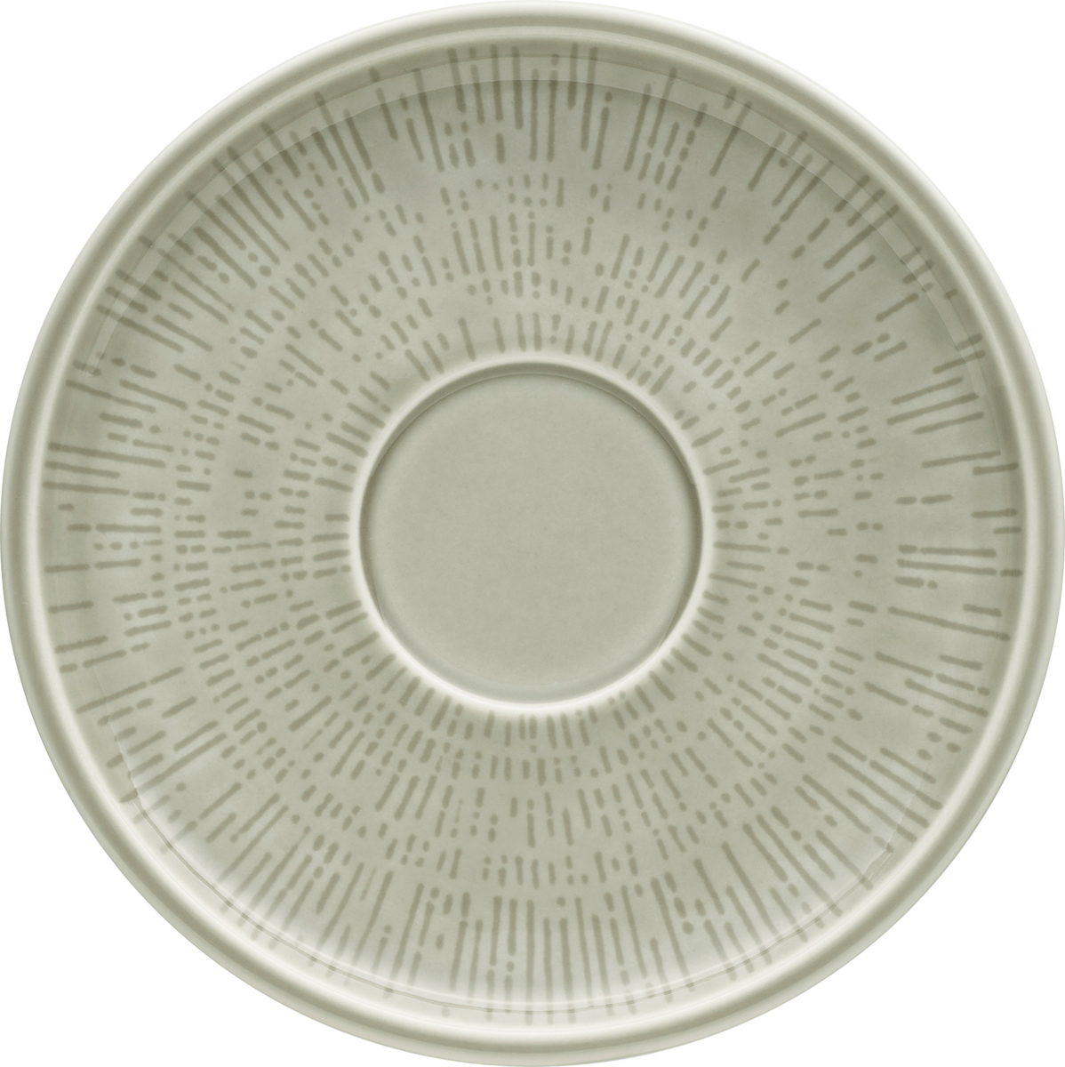 Shiro Kombi-Untertasse rund Struktur STEAM 17 cm Höhe: 2 cm von SCHÖNWALD