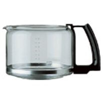 Ersatz-Glaskanne zu DUOTHEK PLUS und PRO AROMA mit Deckel, Farbe schwarz