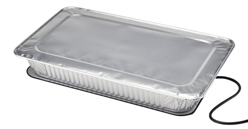 Cam GoHeat™ Warmhalteplatte 200W, 230V EU Silbermetallic von Cambro