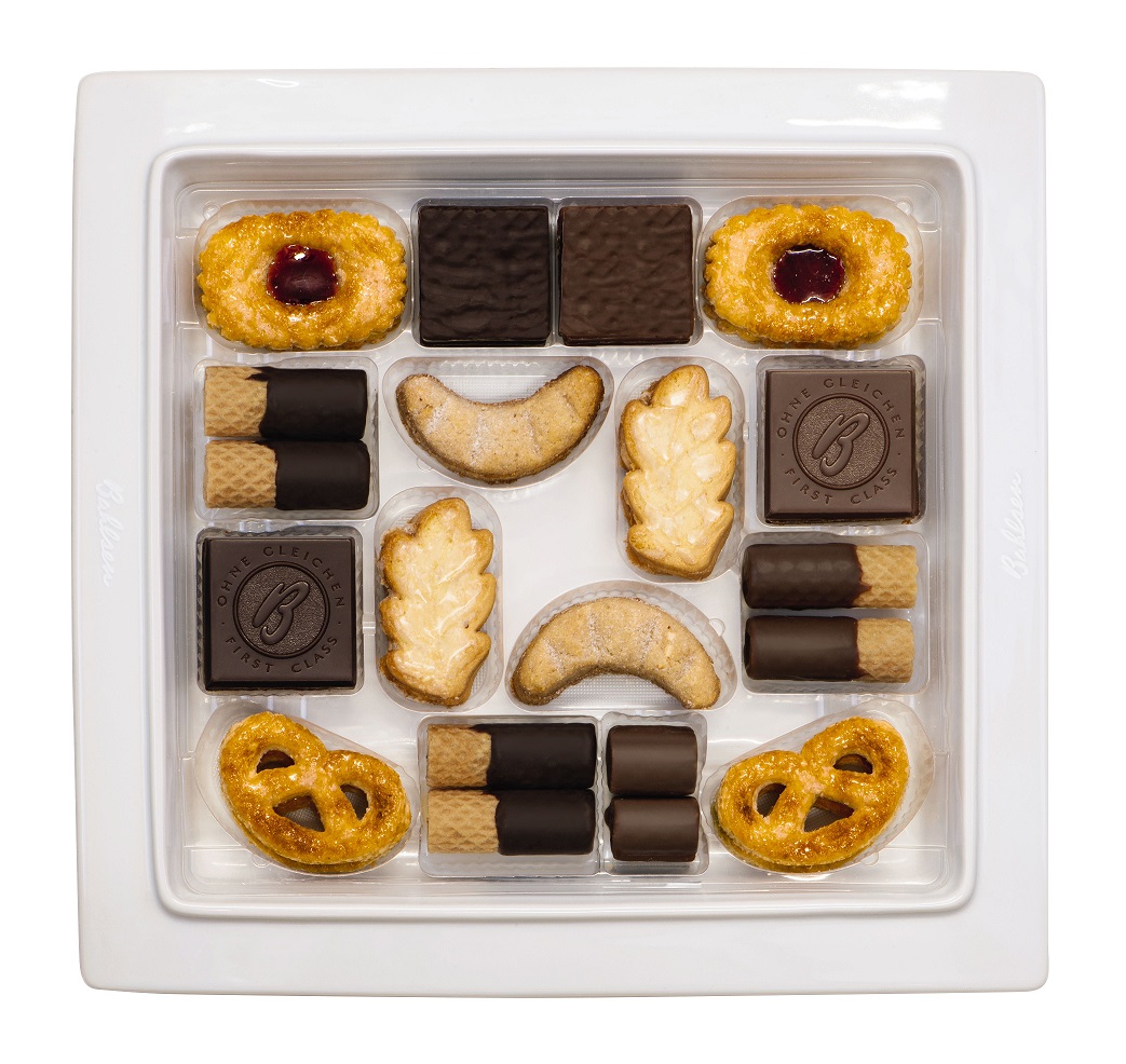 Bahlsen Gebäckschale aus Porzellan, geeignet für alle Größen der Hermann Bahlsen Collection sowie die Caroline Collection