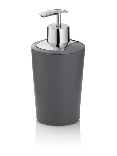 KELA Seifenspender Marta Kunststoff grau 17,0cm 8,0cmØ 350,0ml