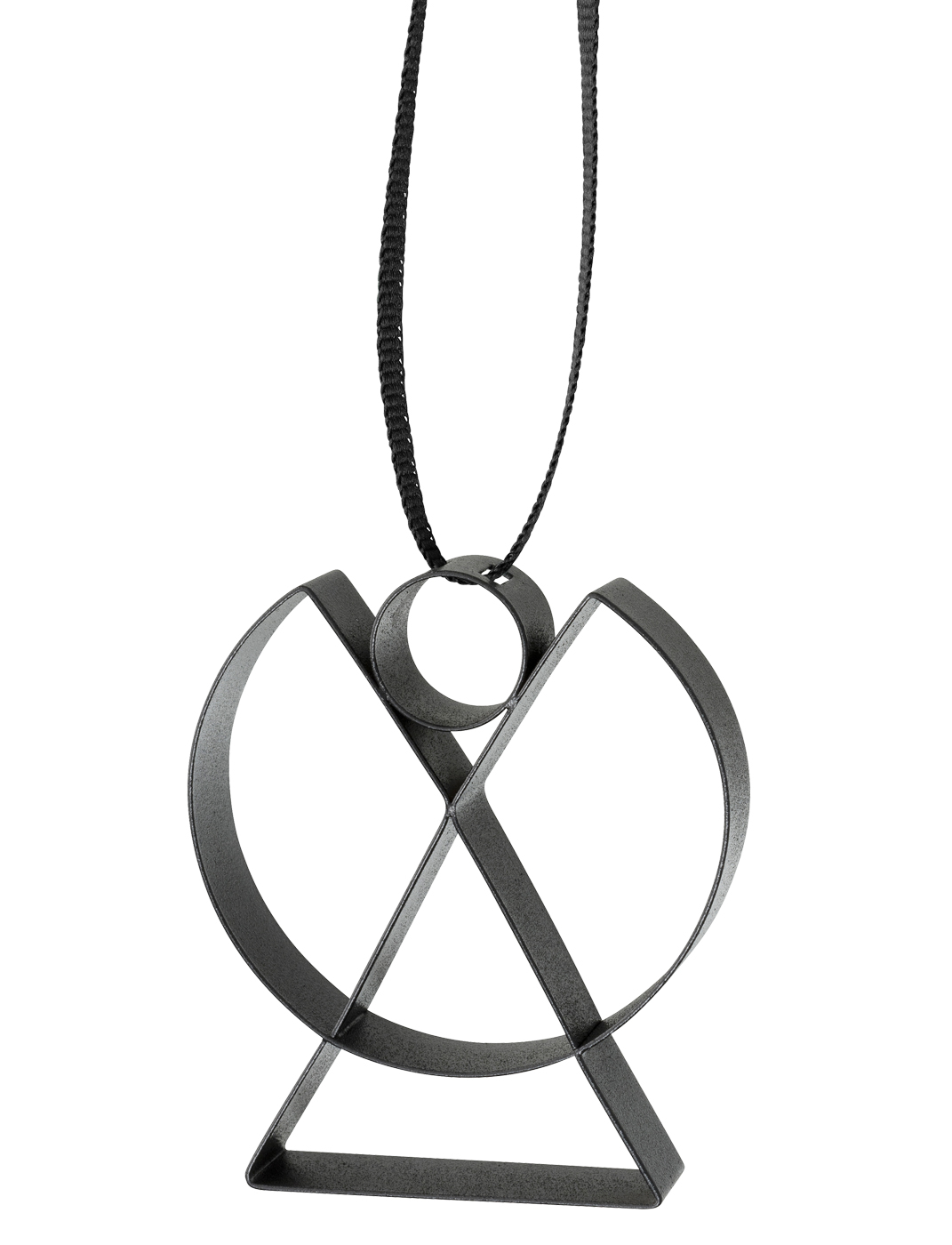 Figura Schmuckengel soft black - Maße: 5,5 x 1,3 x 4,7 cm - von Stelton