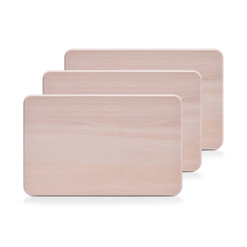 Zeller Vesperbrettchen, 3-er Set, Buche