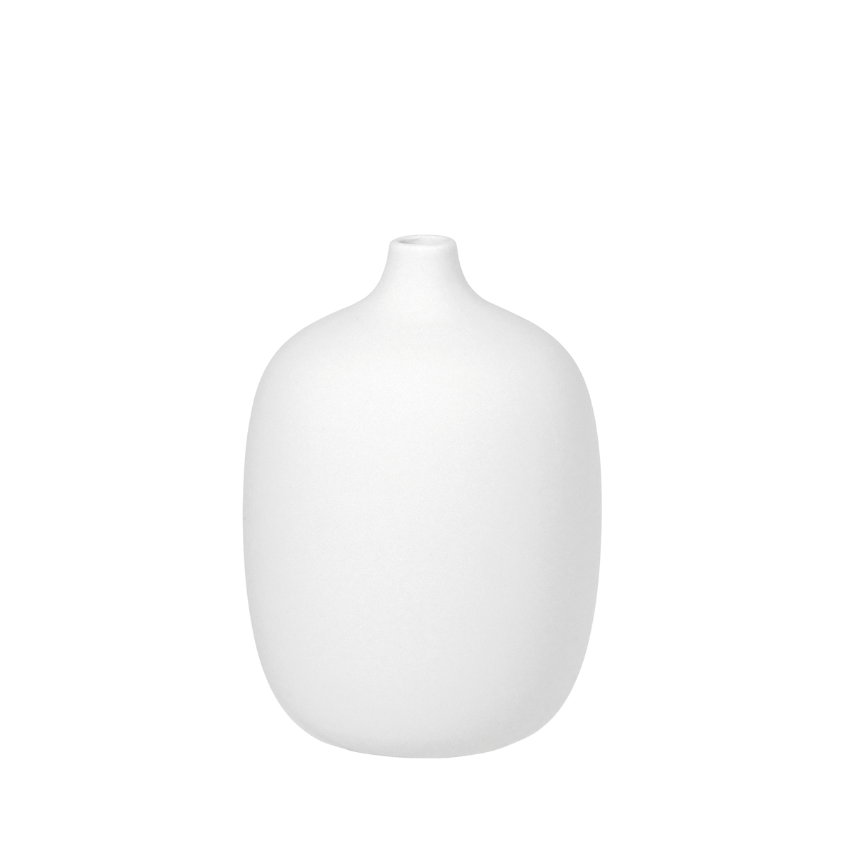 Vase -CEOLA- White, Ø 13,5 cm. Material: Keramik. Von Blomus.