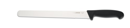 Aufschnittmesser 28 cm, angewellt, schwarz Giesser - Made in Germany