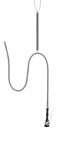 SARO Hängende Brause mit Deckenbefestigung Modell ROSA (2M) Made in Europe - Einhebelbrause mit Aufhängung - Hochdruckgeeignet,