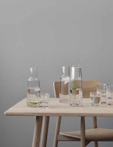 Glacier Karaffe mit Glas 1 l. clear, Maße: 100 x 100 x 280 mm