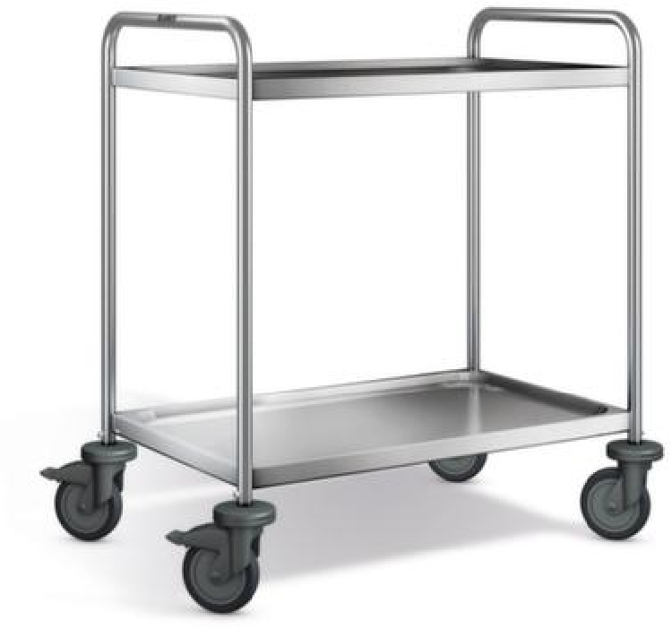 Blanco Transportwagen SW 8x5-2, mit 2 Böden, fest verschweißt,