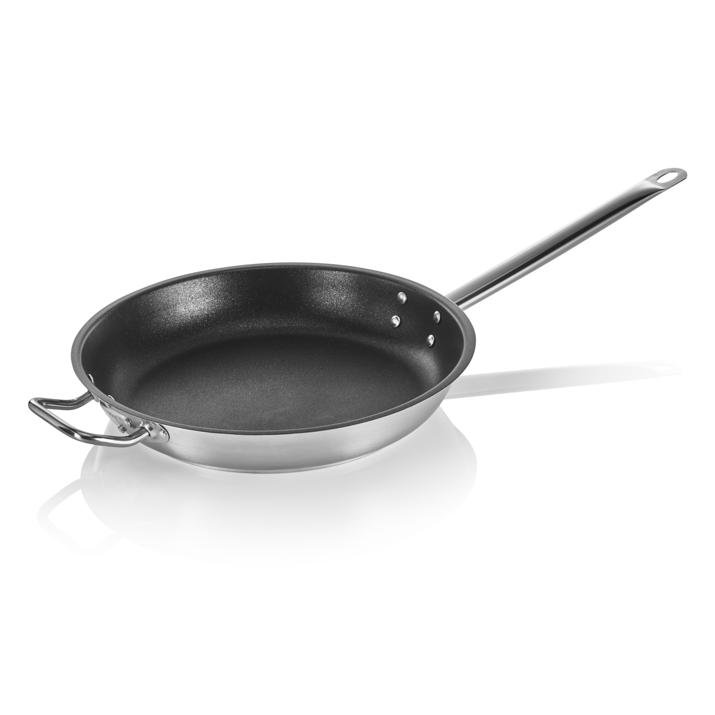Pfanne Cookware 21 mit PTFE Antihaftbeschichtung, Ø 36 cm, Chromnickelstahl 18/10 Mit PTFE-Antihaftbeschichtung