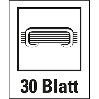 Leitz Heftgerät Cosy 24/6, 26/6 fest/lösbar 30 Bl. (80 g/m²) inkl. 200 Heftklammern 24/6 Metall/Kunststoff gelb matt