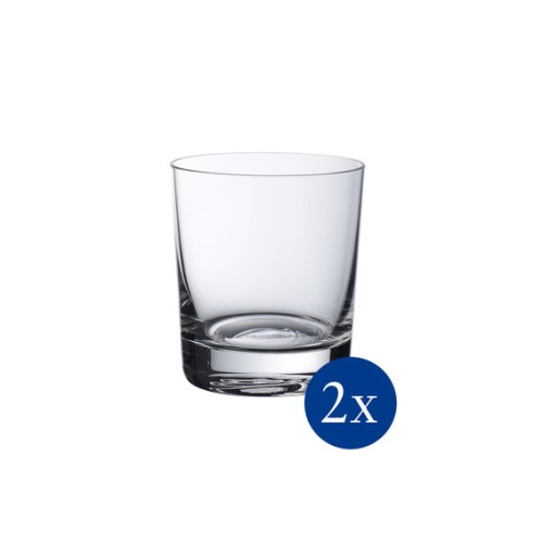 Villeroy & Boch Becher klein, Set aus 2 Stück, 9,5 cm, Serie Purismo Bar, Inhalt: 0,32 Liter