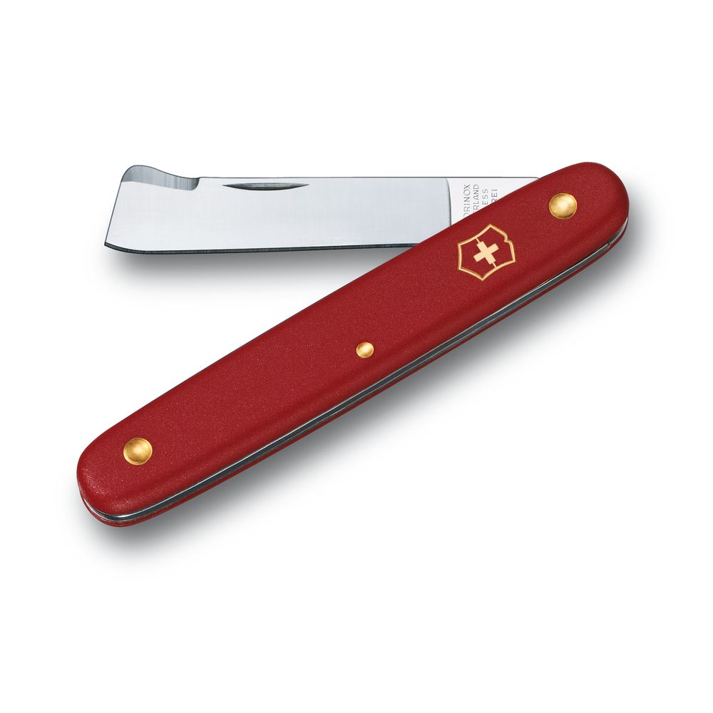 Victorinox Okuliermesser, gerade Klinge, 51 mm, Nylon rot