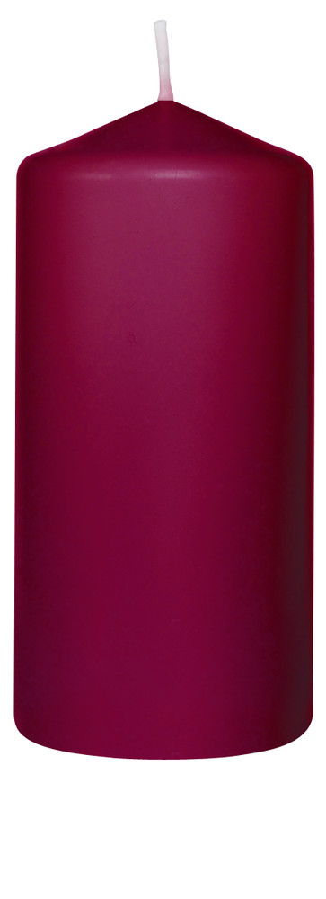 DUNI Stumpenkerzen 130x60mm, bordeaux 6er 6 Stück