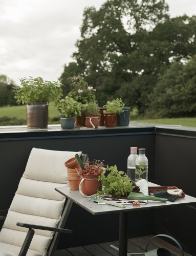 GROW-IT Kräutertopf terracotta , Maße: 90 x 90 x 65 mm