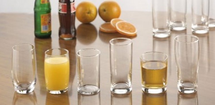 Longdrinkglas AMSTERDAM, Inhalt: 0,27 Liter, Höhe: 135 mm, Durchmesser: 60 mm.