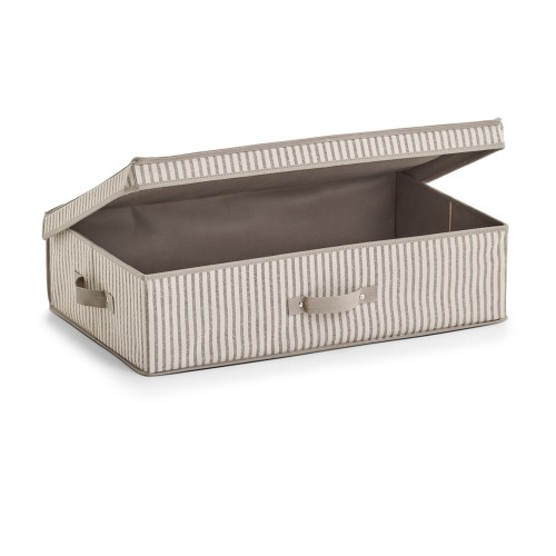 Aufbewahrungsbox, 100% Polypropylen (Vlies), 61,5x38x16,5 cm. Farbe: beige. Schnell verstaut und einfach aufgebaut. Unsere praktische