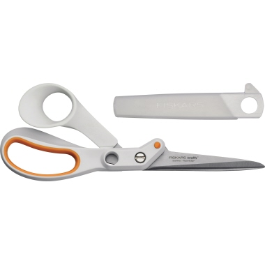 FISKARS Universalschere 210mm weiß/orange