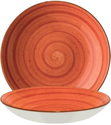 Terracotta Bloom Teller tief 25cm - Bonna Premium Porcelain