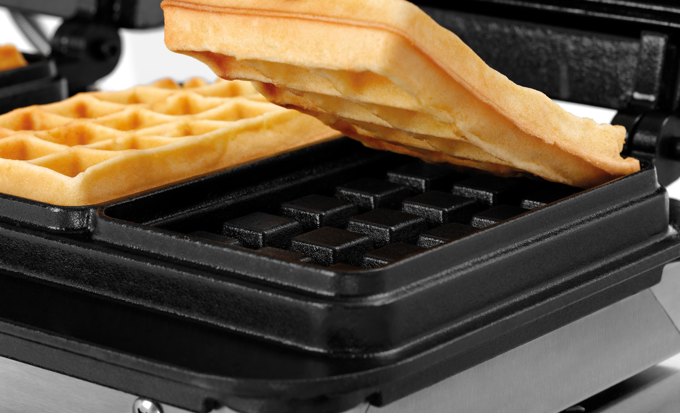 Bartscher Waffeleisen 2BW160-101 | Eigenschaften:- | Maße: 60 x 47 x 25,0 cm. Gewicht: 44,5 kg