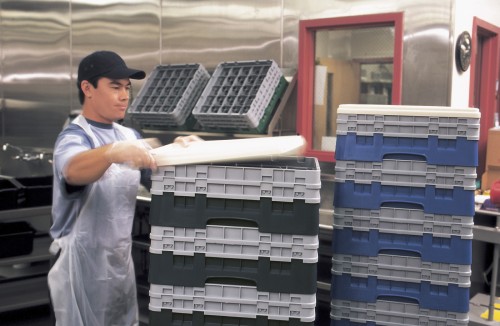 Basiskorb Camrack® mit 2 Extender von Cambro