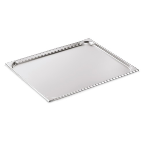 GN 2/1 Behälter, Materialstärke 0,6 mm. Material: Chromnickelstahl. Serie: GN 70. Inhalt in Litern: 5. Maße: Höhe: 20 mm