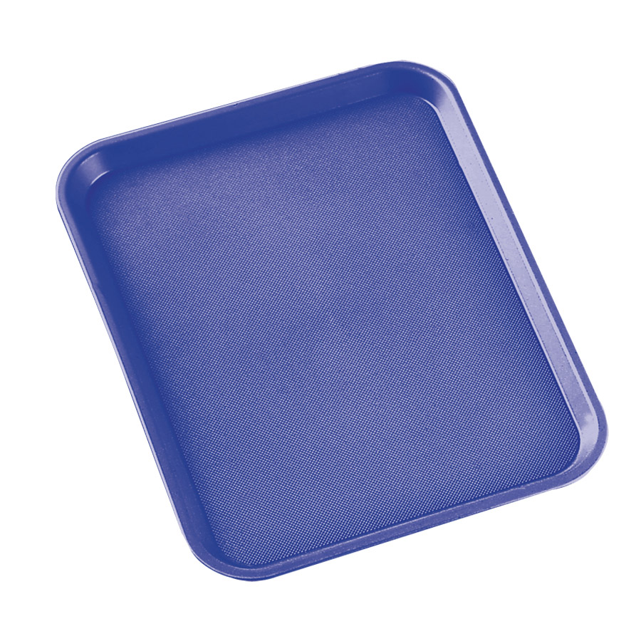 ARAVEN Fast Food-Tablett 458x355mm aus Polypropylen zum Servieren von Speisen, blau