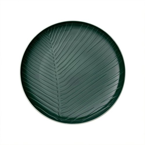 Villeroy & Boch it's my match green Teller Leaf, Durchmesser: 24 cm