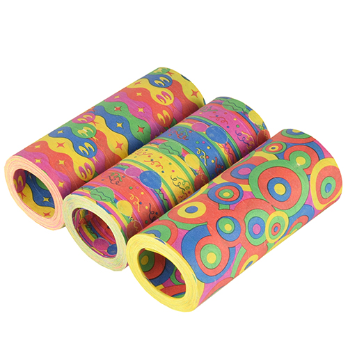 PAPSTAR 3 Riesenluftschlangen 15 m Motive schwer entflammbar