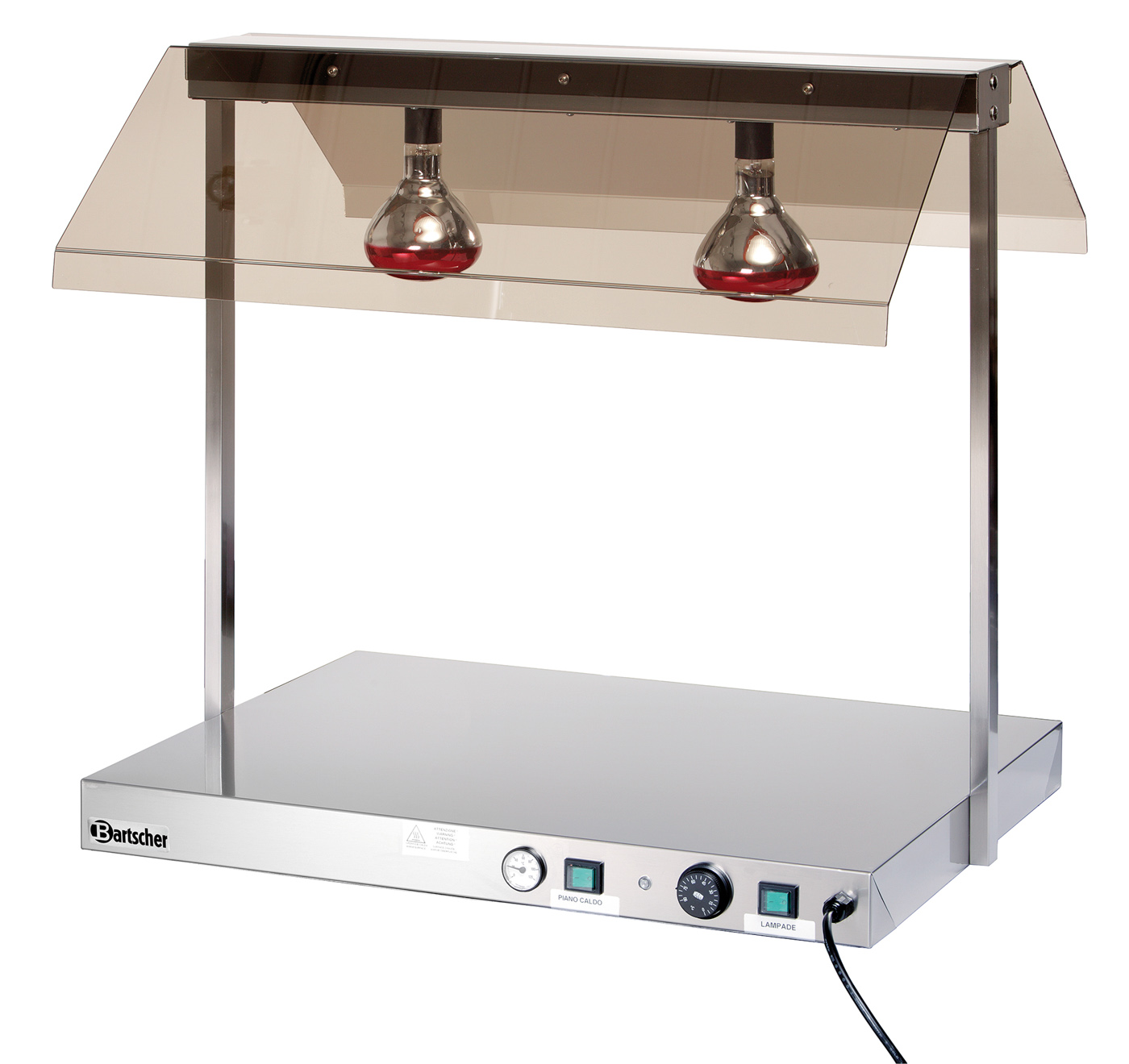 Bartscher Wärmebrücke TR I2WL950 | Inklusive: - |Maße: 85 x 65 x 80,0 cm. Gewicht: 19 kg