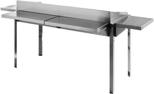 HENDI Arbeitsplatte hinten für Grillsystem Green Fire - 650x298x(H)160 mm - Arbeitsplatte hinten -