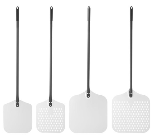 Pizzaschaufel quadratisch, Aluminium, 310x350x1350 mm